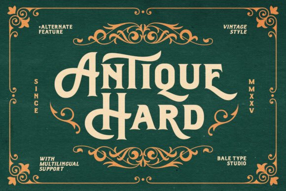 Antique Hard: A Typeface with Timeless Character