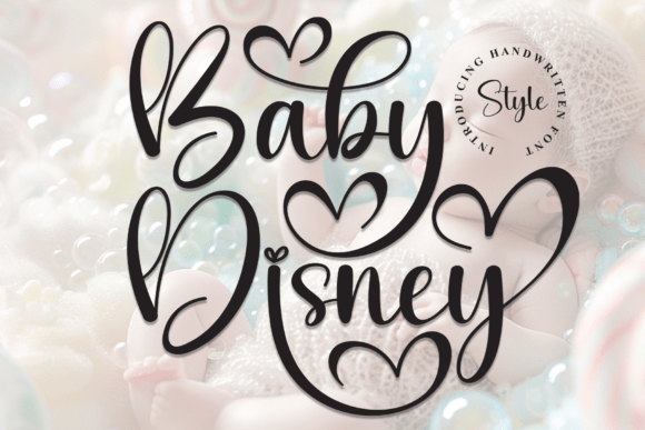 Baby Disney: A Script Font with Effortless Charm