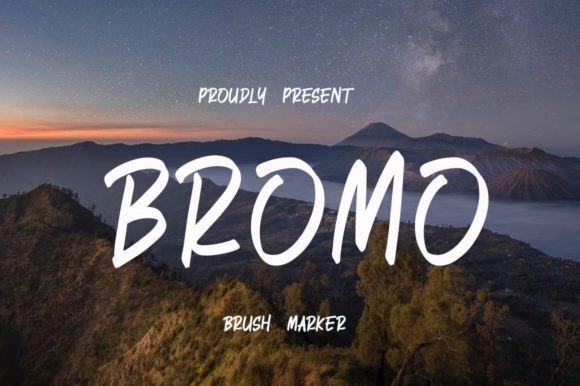 Bromo: The Handwritten Font with Character and Charm