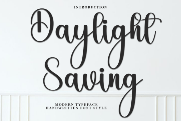 Daylight Saving: A Festive Typeface for Holiday Projects