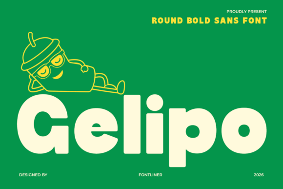 Gelipo: The Playful Bold Font for Modern Food Branding