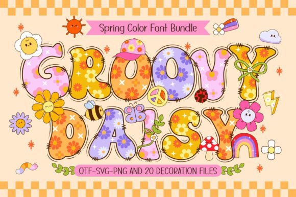 Groovy Daisy: A Vibrant Spring Typeface for Creative Projects