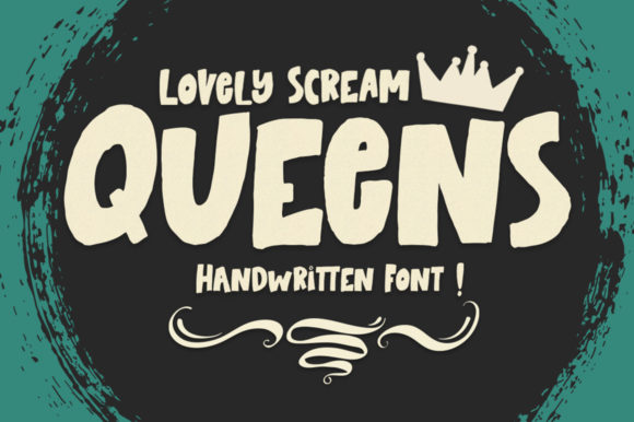 Lovely Scream Queens: A Handwritten Font with Authentic Charm