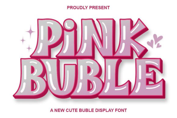 Meet Pink Buble: The Cheerful Font That Lifts Your Designs