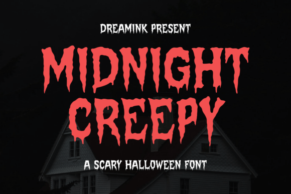 Midnight Creepy: A Typeface That Drips with Halloween Horror