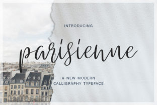 Parisienne: An Elegant Modern Calligraphy Typeface