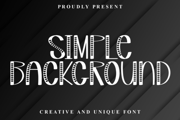Simple Background: A Handwritten Font with Heart and Soul