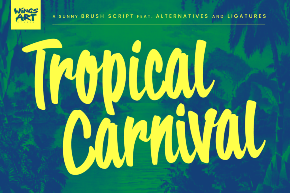 Tropical Carnival: The Sunny Script for Vacation-Ready Designs