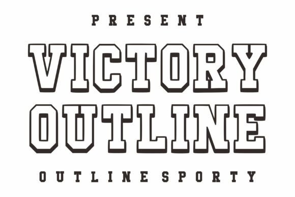 Victory Outline: The Bold Font for Sports Branding